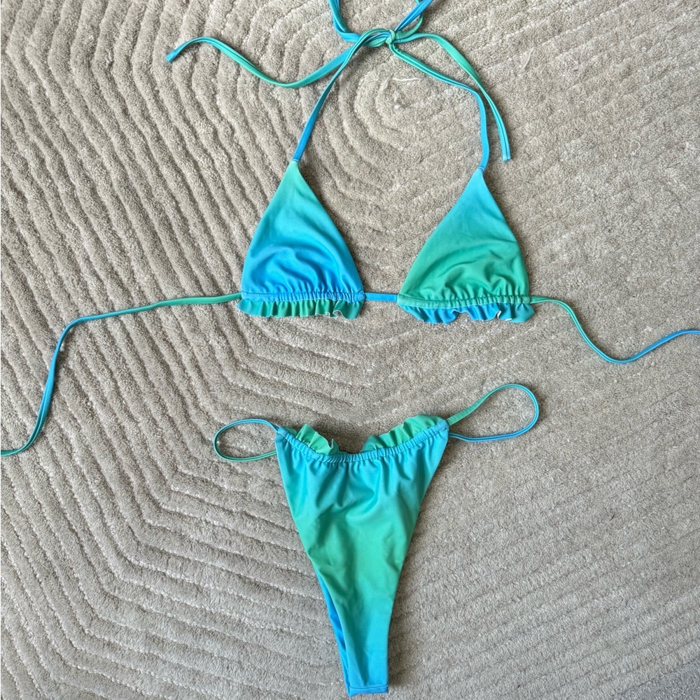 TigerMist Ombré Blue Green Bikini